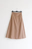 Light wool skirt