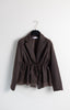 Fine wool blazer with drawstring - NEW