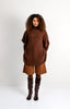 Fox wool yarn Poncho - NEW