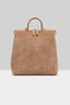 4 Dritta Hazelnut Suede Crossbody Bag