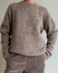 Alpaca boyfriend sweater