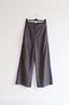 Light wool high waist pants