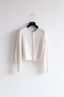 Cashmohair petit cardigan - Off White