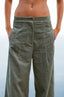 Corduroy high waist pants