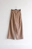 Light wool high waist pants